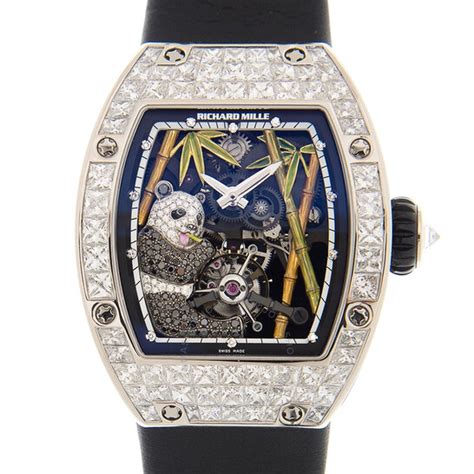 richard mille panda|Richard Mille Diamond Tourbillon Panda Men's Watch RM26.